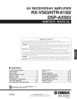Yamaha RXV-563 - Service Manual-Part-1 